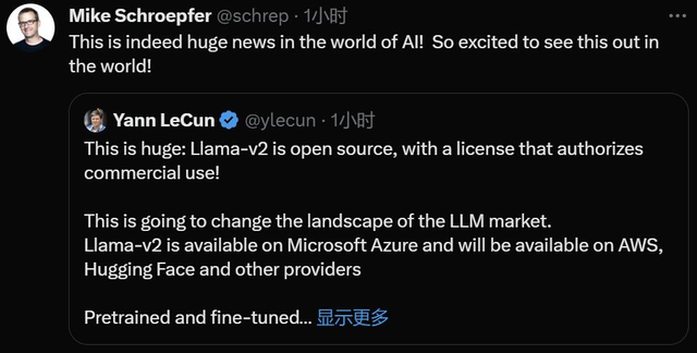 更强的Llama 2开源，可直接商用：一夜之间，大模型格局变了